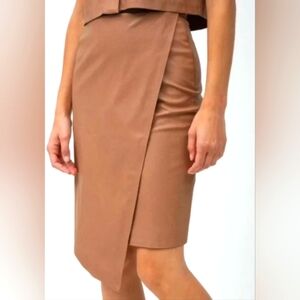 NWT n:PHILANTHROPY faux leather skirt size small